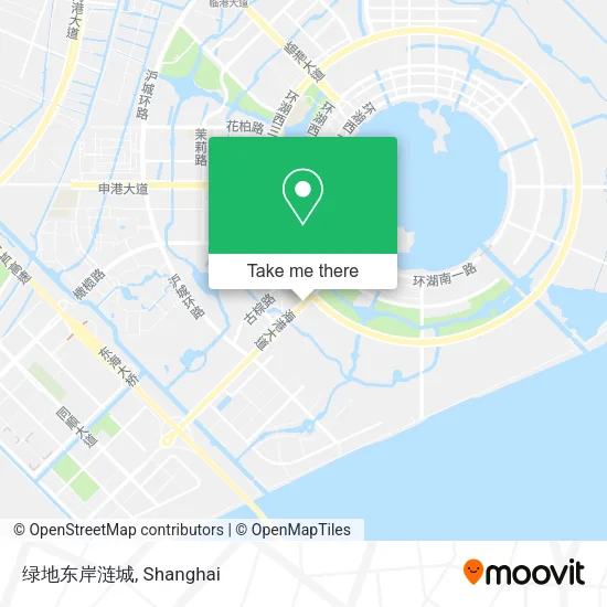 绿地东岸涟城 map