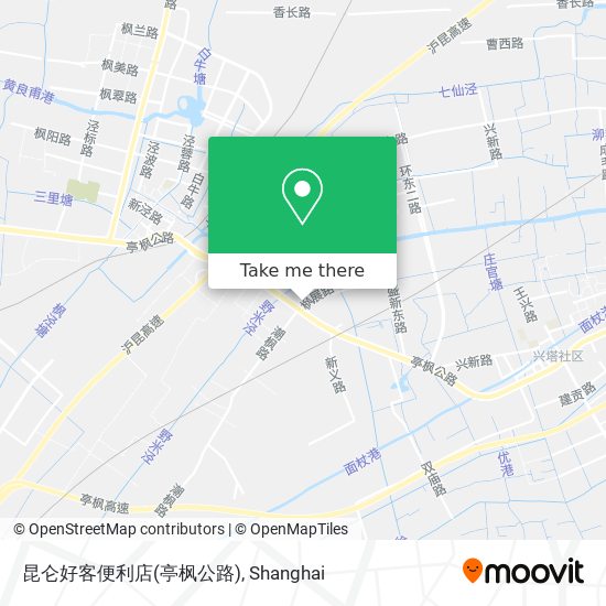 昆仑好客便利店(亭枫公路) map