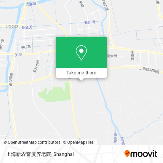 上海新农普度养老院 map