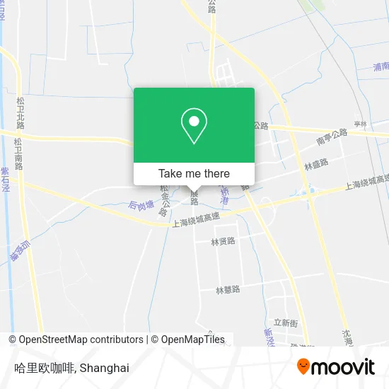 哈里欧咖啡 map