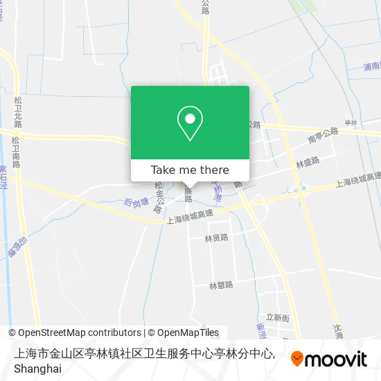 上海市金山区亭林镇社区卫生服务中心亭林分中心 map