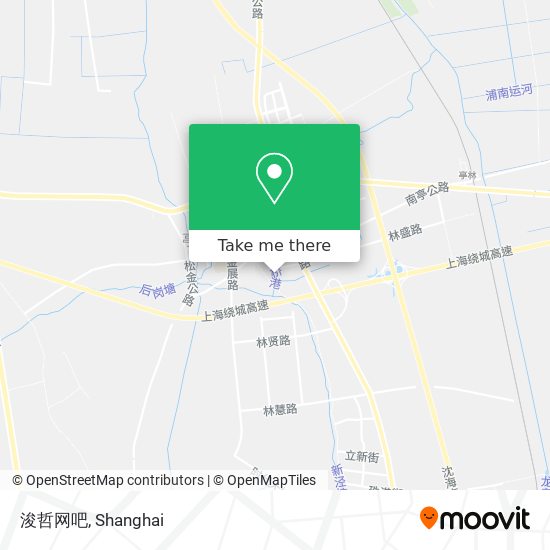 浚哲网吧 map