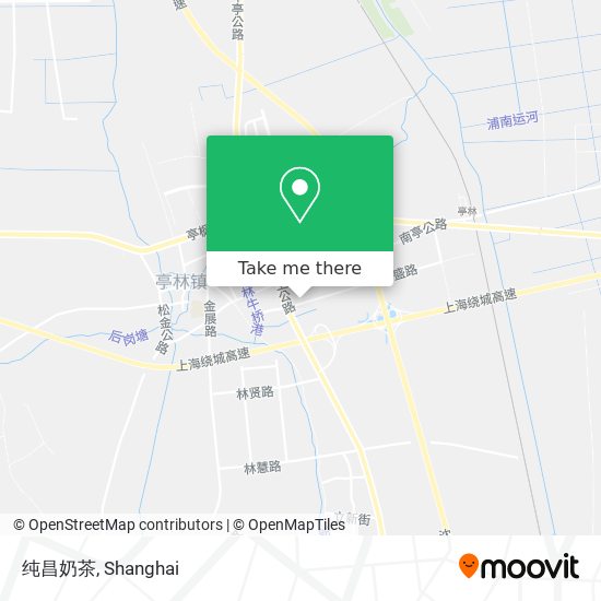 纯昌奶茶 map