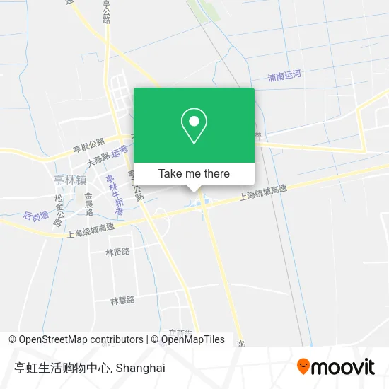 亭虹生活购物中心 map