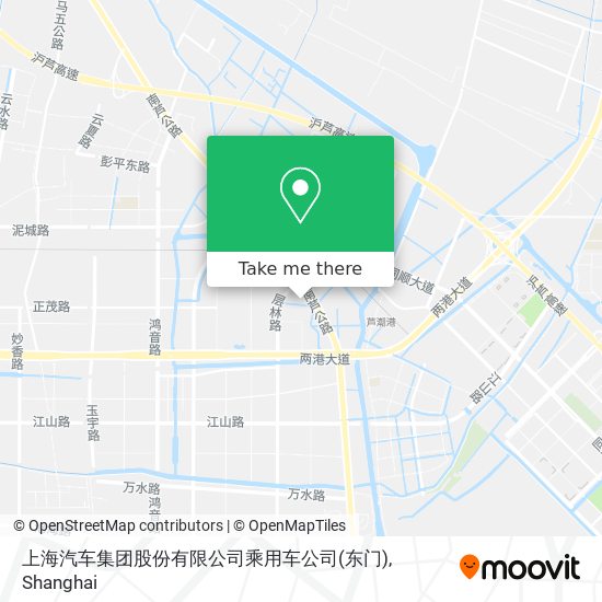 上海汽车集团股份有限公司乘用车公司(东门) map