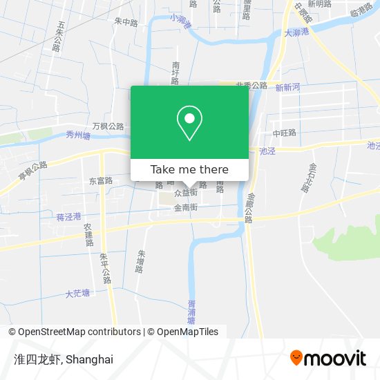 淮四龙虾 map