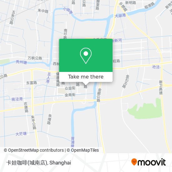 卡娃咖啡(城南店) map