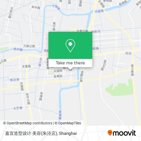 嘉宜造型设计·美容(朱泾店) map