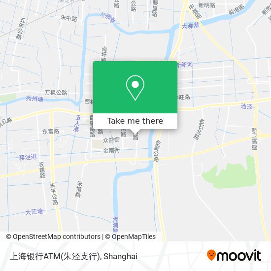 上海银行ATM(朱泾支行) map