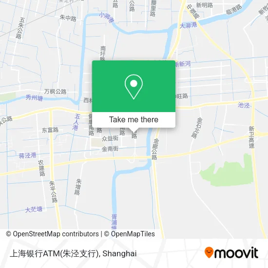上海银行ATM(朱泾支行) map