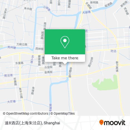 速8酒店(上海朱泾店) map