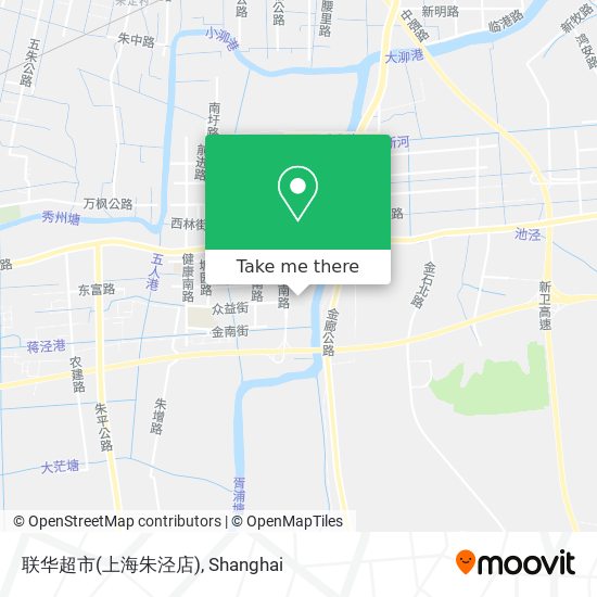 联华超市(上海朱泾店) map
