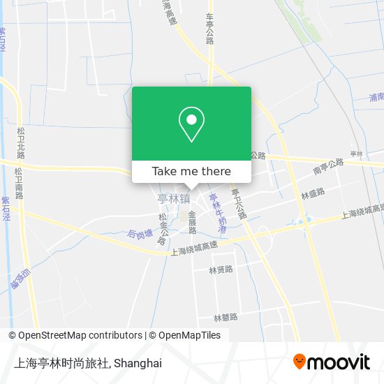 上海亭林时尚旅社 map