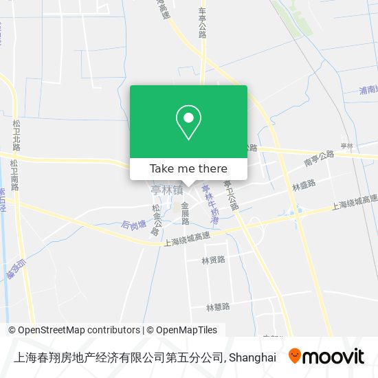 上海春翔房地产经济有限公司第五分公司 map