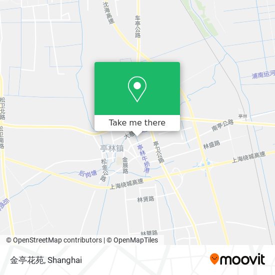 金亭花苑 map