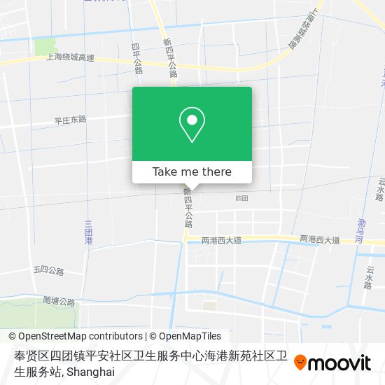 奉贤区四团镇平安社区卫生服务中心海港新苑社区卫生服务站 map
