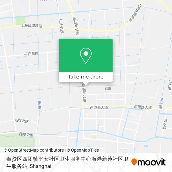 奉贤区四团镇平安社区卫生服务中心海港新苑社区卫生服务站 map