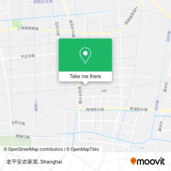 老平安农家菜 map