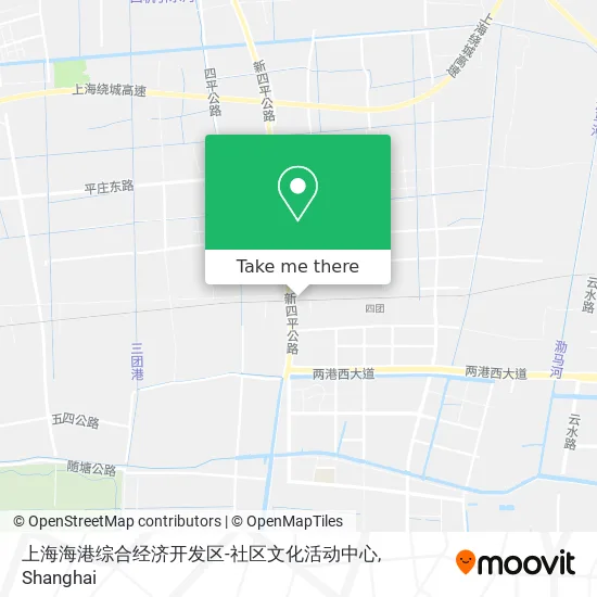上海海港综合经济开发区-社区文化活动中心 map