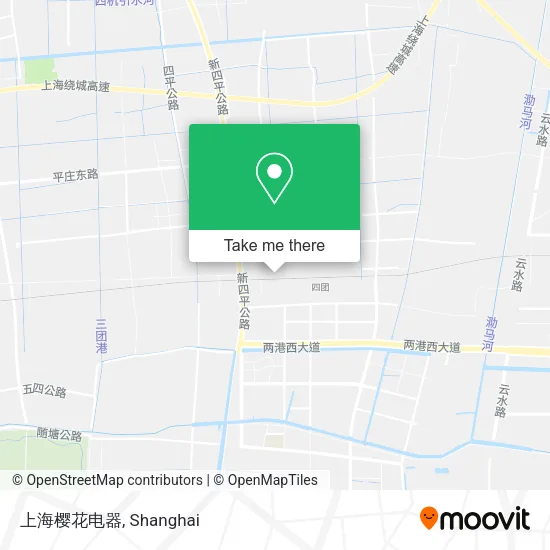 上海樱花电器 map
