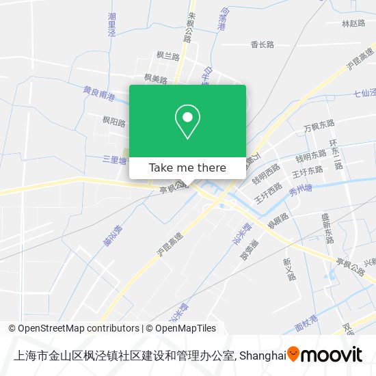 上海市金山区枫泾镇社区建设和管理办公室 map