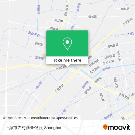 上海市农村商业银行 map