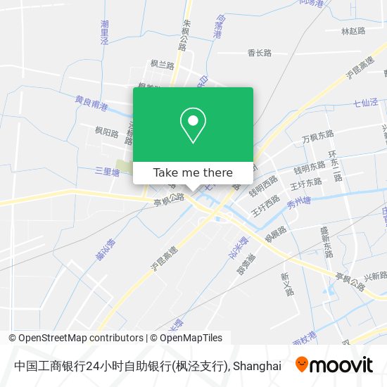 中国工商银行24小时自助银行(枫泾支行) map
