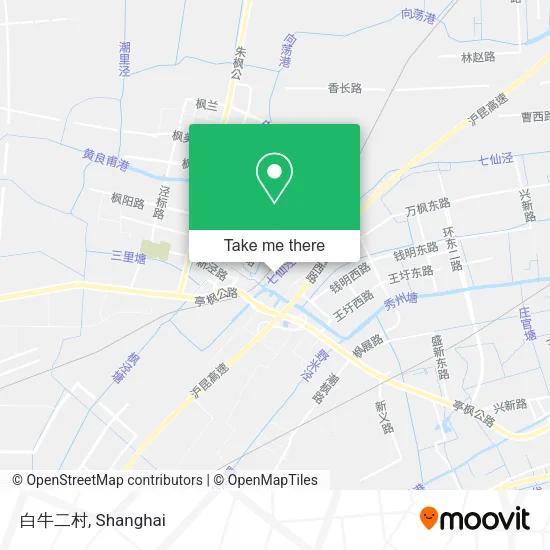 白牛二村 map