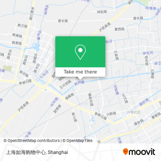 上海如海购物中心 map