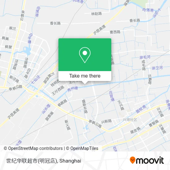 世纪华联超市(明冠店) map