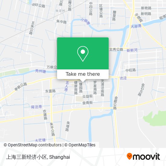 上海三新经济小区 map