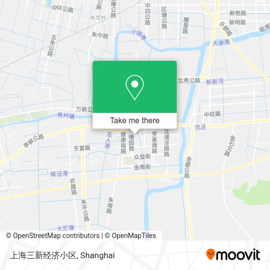 上海三新经济小区 map