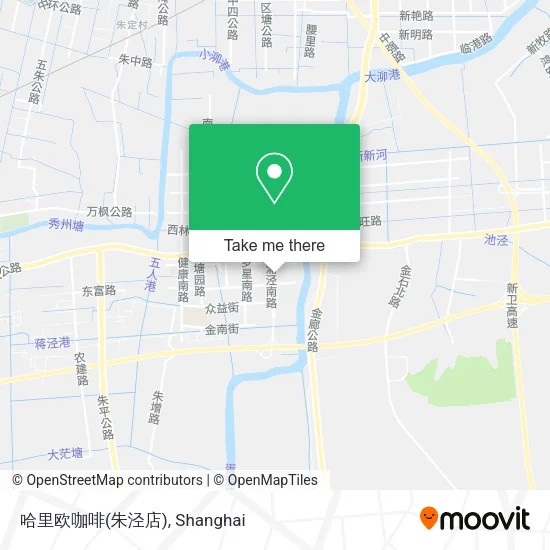 哈里欧咖啡(朱泾店) map