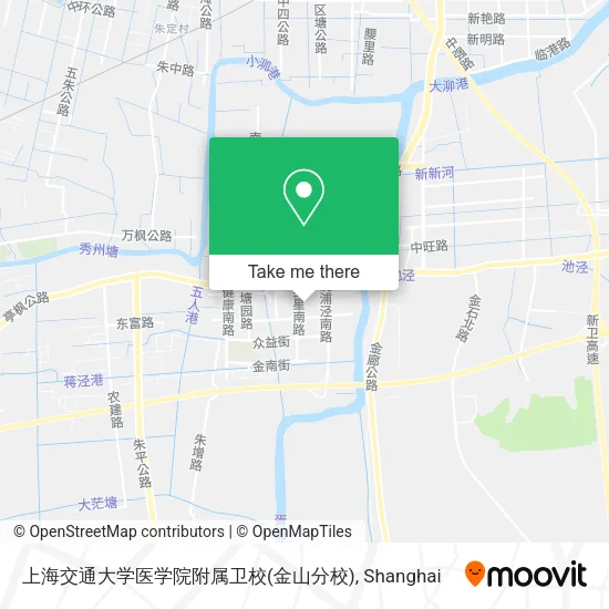 上海交通大学医学院附属卫校(金山分校) map