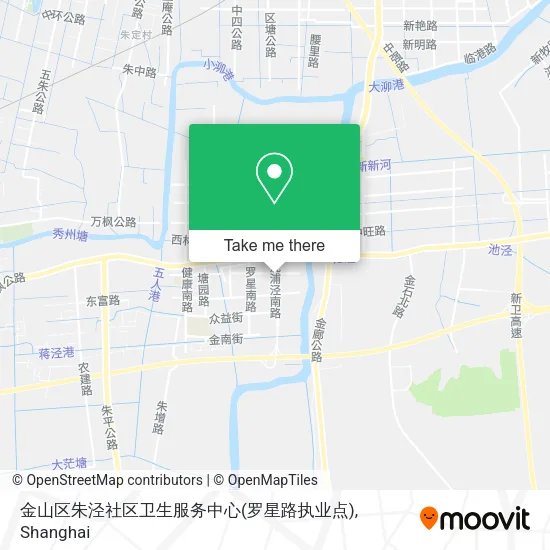 金山区朱泾社区卫生服务中心(罗星路执业点) map