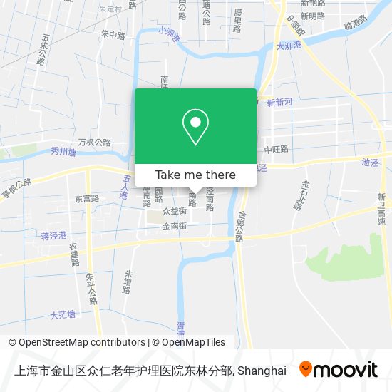 上海市金山区众仁老年护理医院东林分部 map