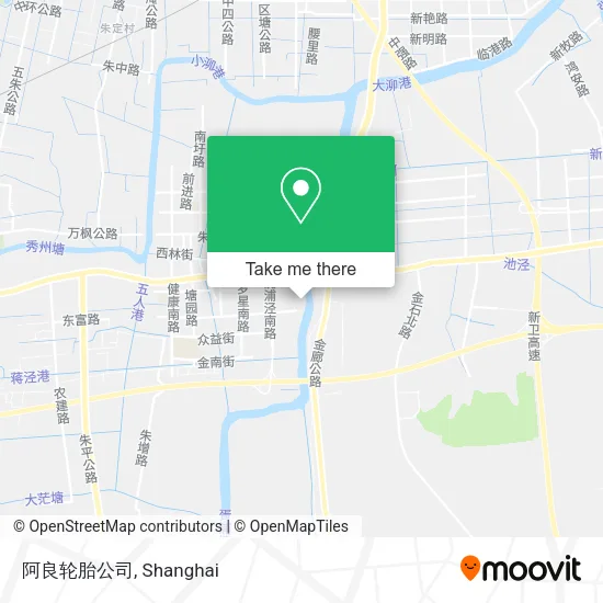 阿良轮胎公司 map