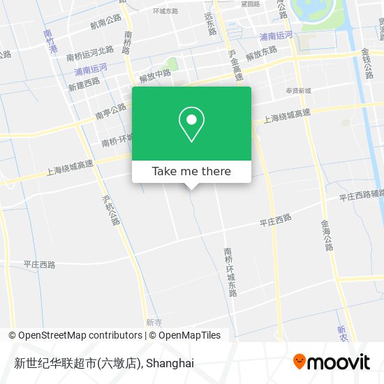 新世纪华联超市(六墩店) map