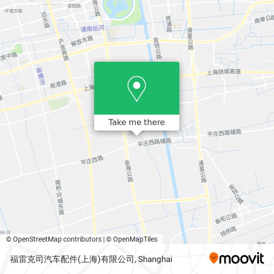 福雷克司汽车配件(上海)有限公司 map