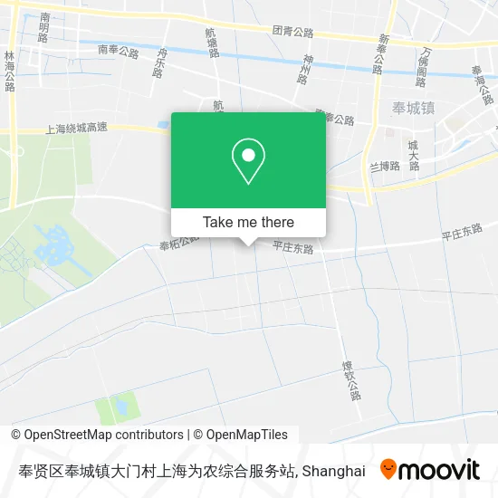 奉贤区奉城镇大门村上海为农综合服务站 map
