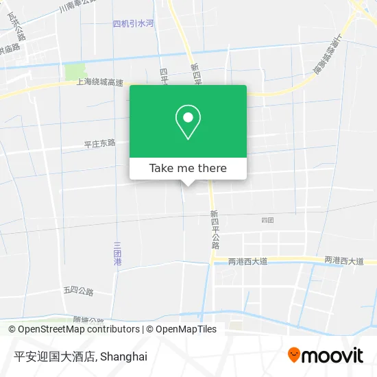 平安迎国大酒店 map