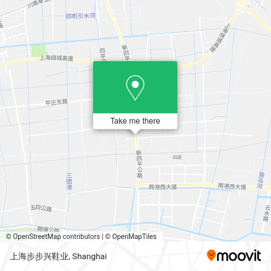 上海步步兴鞋业 map
