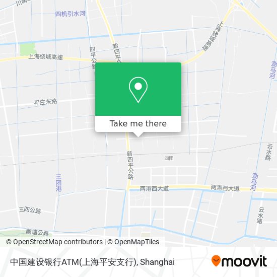 中国建设银行ATM(上海平安支行) map