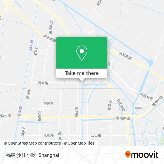 福建沙县小吃 map