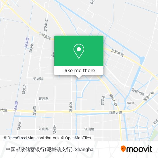 中国邮政储蓄银行(泥城镇支行) map