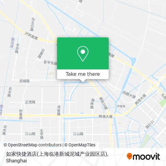 如家快捷酒店(上海临港新城泥城产业园区店) map