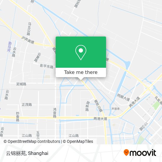 云锦丽苑 map