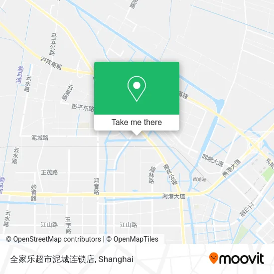 全家乐超市泥城连锁店 map
