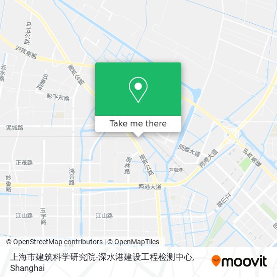 上海市建筑科学研究院-深水港建设工程检测中心 map