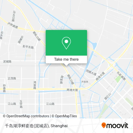 千岛湖淳鲜姿造(泥城店) map